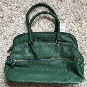 NWT Cole Haan pebbled leather small travel duffel